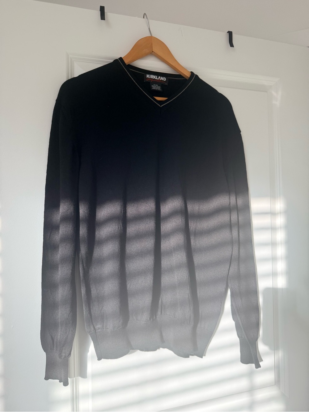 Kirkland Signature Black V-Neck Men's Sweater